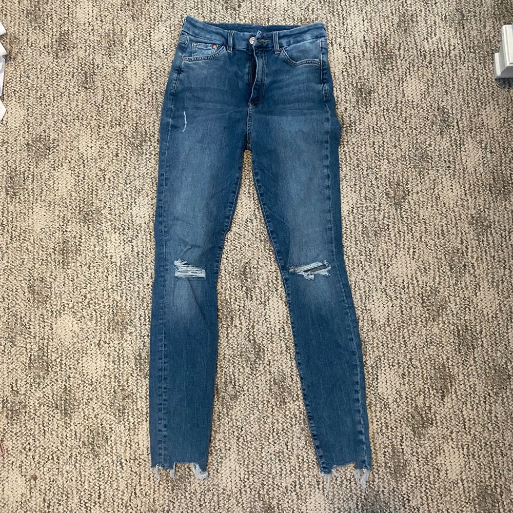 &Denim super skinny jeans size 27 waist